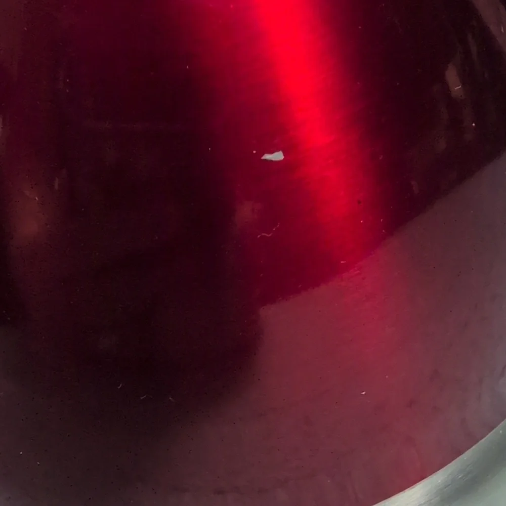 Stainless Accent Red Teapot with Silver Trim - Picture 8 of 8